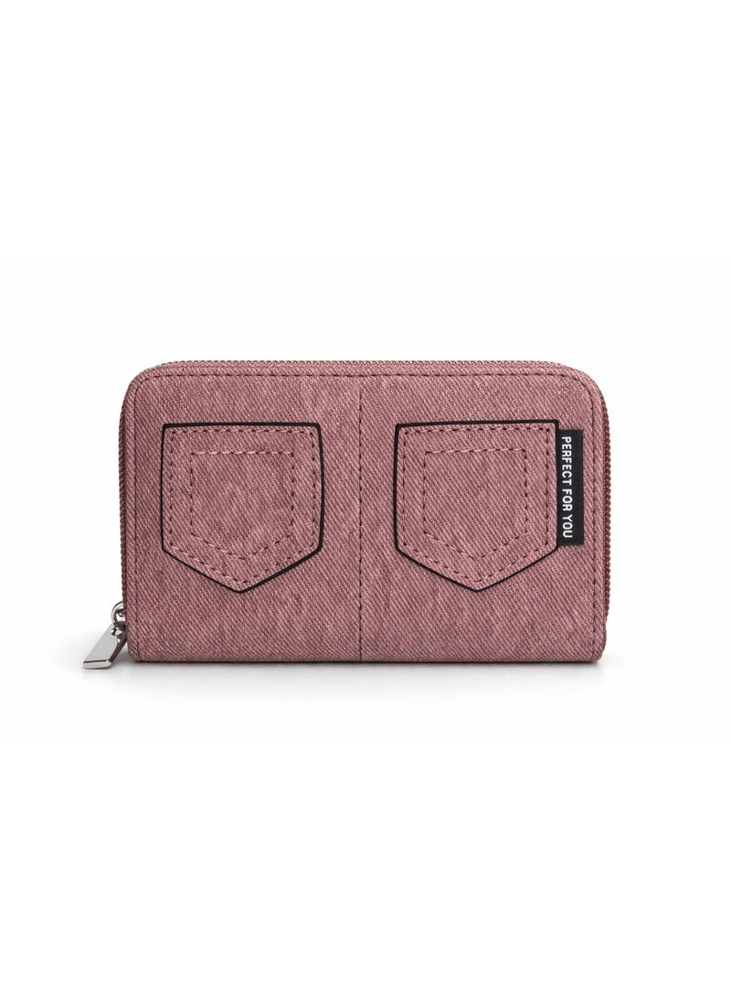 Women’s Pink Wallet – Stylish Elegance with Everyday Functionality - Image 1